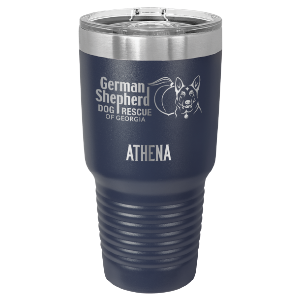 German Shepherd Dog Rescue of Georgia 30 oz. Tumbler - Laser Engraved