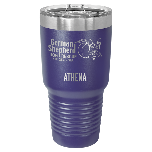 German Shepherd Dog Rescue of Georgia 30 oz. Tumbler - Laser Engraved