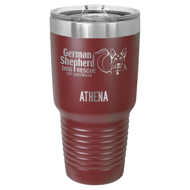 German Shepherd Dog Rescue of Georgia 30 oz. Tumbler - Laser Engraved