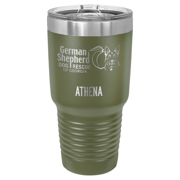 German Shepherd Dog Rescue of Georgia 30 oz. Tumbler - Laser Engraved