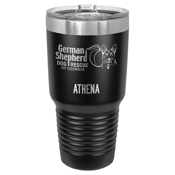 German Shepherd Dog Rescue of Georgia 30 oz. Tumbler - Laser Engraved