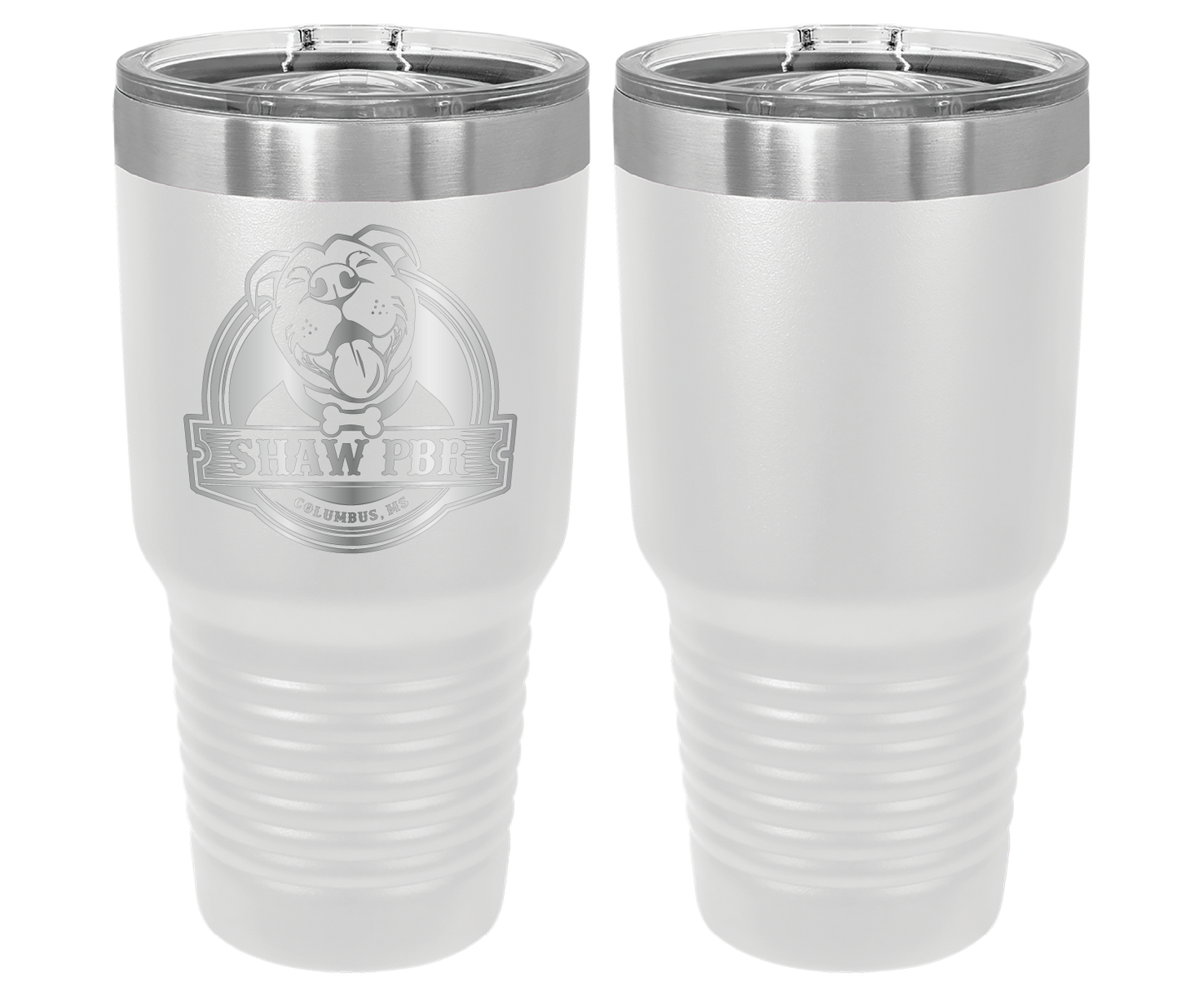 Shaw Pit Bull Rescue 30 oz. Tumbler - Laser Engraved