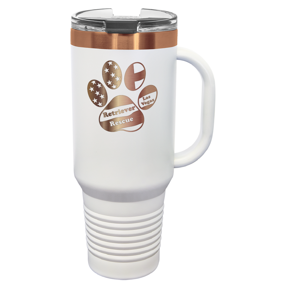 Retriever Rescue of Las Vegas 40 oz. Tumbler - Laser Engraved