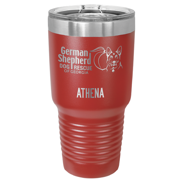 German Shepherd Dog Rescue of Georgia 30 oz. Tumbler - Laser Engraved