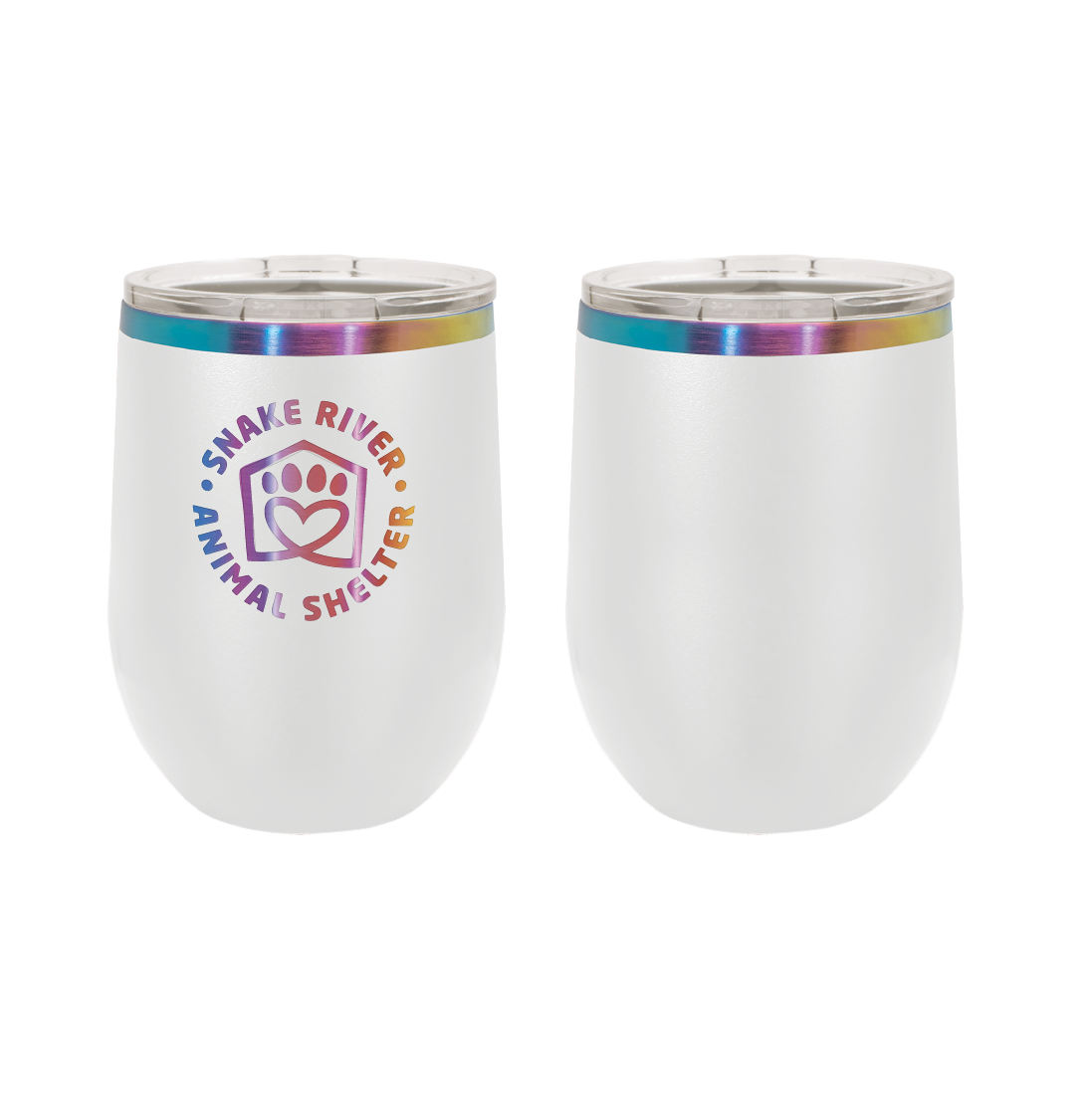 Snake River Animal Shelter 12 oz Wine Tumbler - Laser Engraved