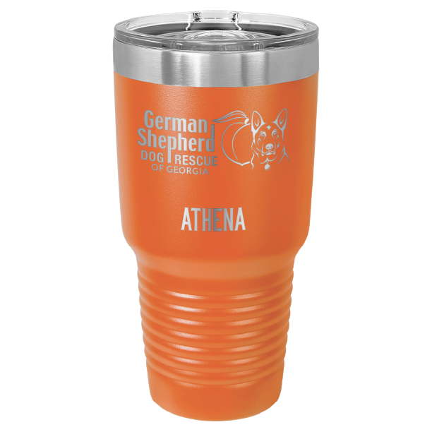 German Shepherd Dog Rescue of Georgia 30 oz. Tumbler - Laser Engraved