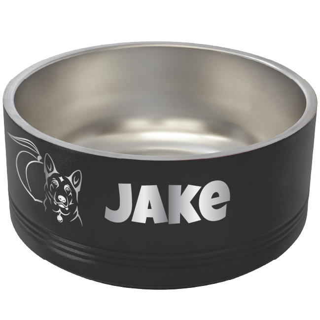 German Shepherd Rescue of Georgia Laser Engraved Pet Bowl