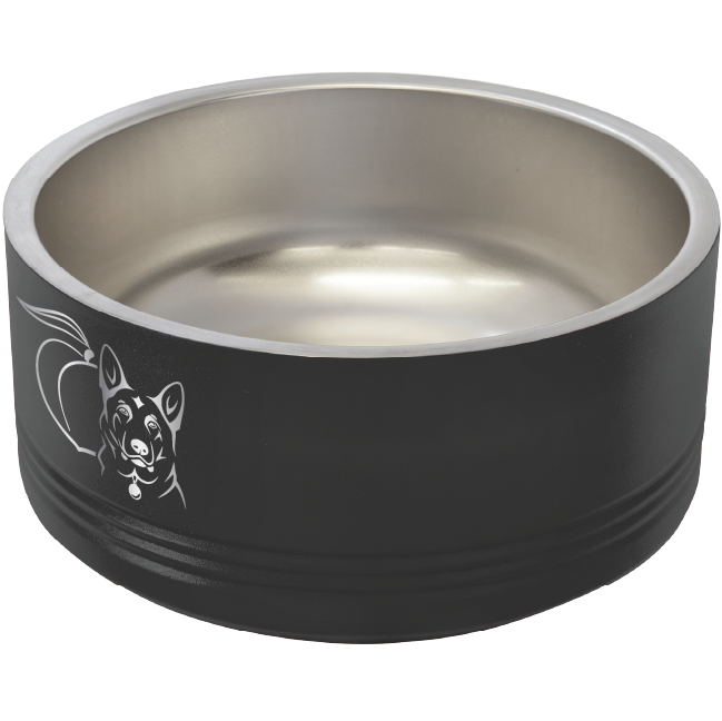 German Shepherd Rescue of Georgia Laser Engraved Pet Bowl