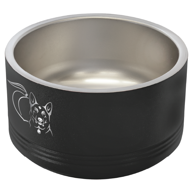 German Shepherd Rescue of Georgia Laser Engraved Pet Bowl