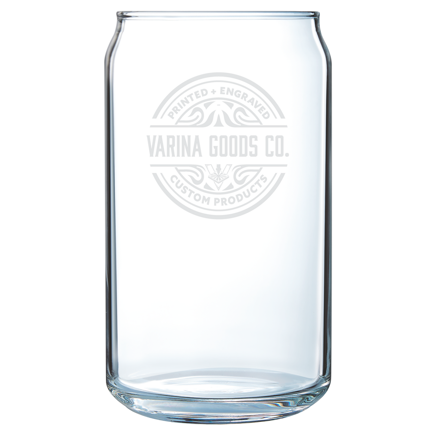 UltraSmooth Laser Engraved Can Glass: Qty 24 ($12/glass)