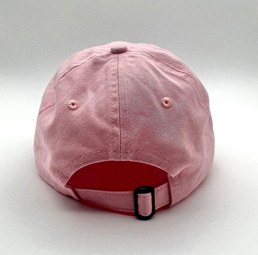 Pink Unstructured Hat: Back