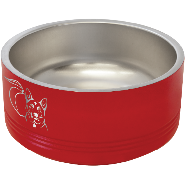 German Shepherd Rescue of Georgia Laser Engraved Pet Bowl