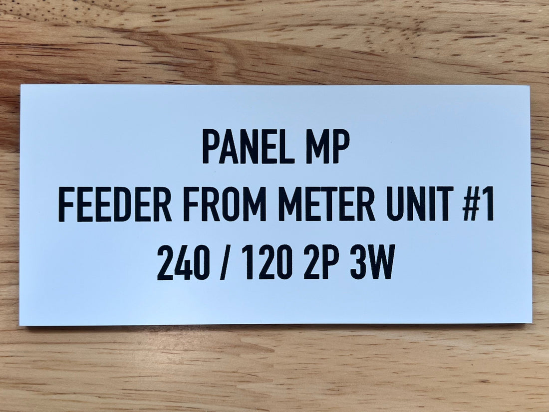 Welcome to Trade Marked: Articles regarding permanent placards and tags for electric panels