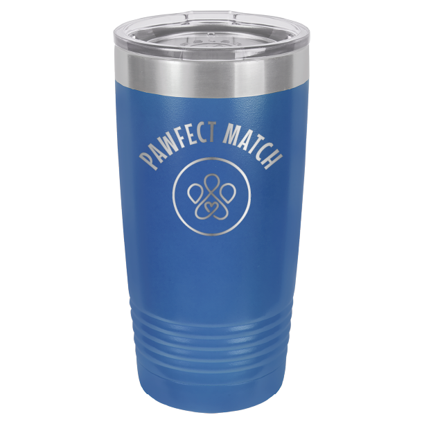 Pawfect Match Rescue 20 oz. Tumbler - Laser Engraved