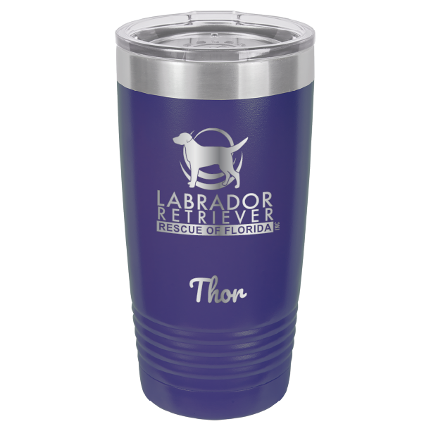 Lab Rescue of Florida 20 oz. Tumbler - Laser Engraved