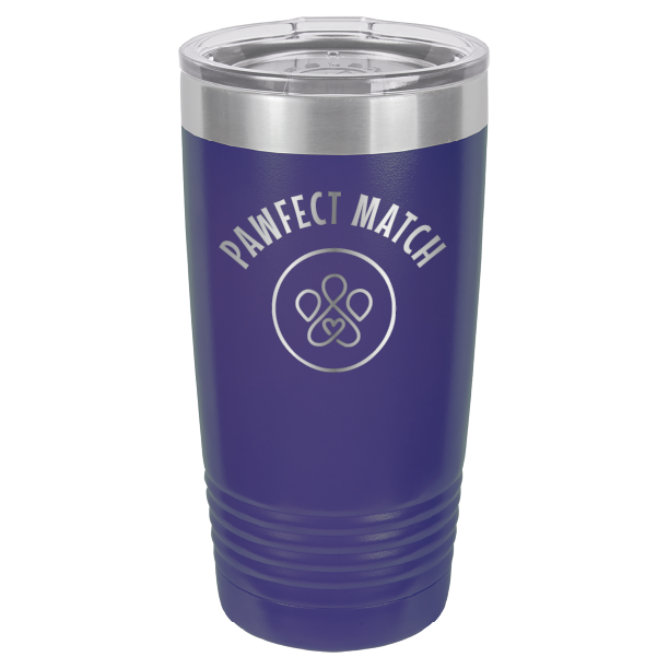 Pawfect Match Rescue 20 oz. Tumbler - Laser Engraved