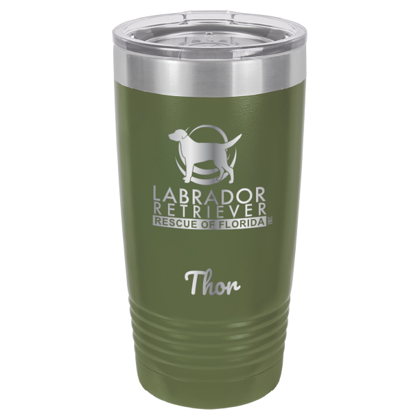 Lab Rescue of Florida 20 oz. Tumbler - Laser Engraved