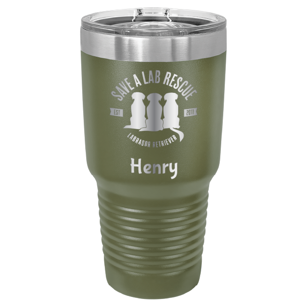 Save a Lab 30 oz. Tumbler - Laser Engraved