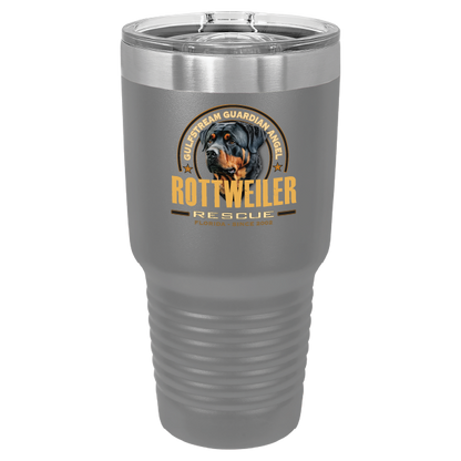 Gulfstream Guardian Angel Rottweiler Rescue 30 oz Printed Full Color Tumbler