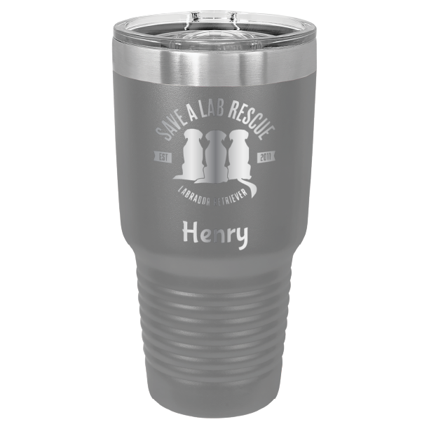 Save a Lab 30 oz. Tumbler - Laser Engraved