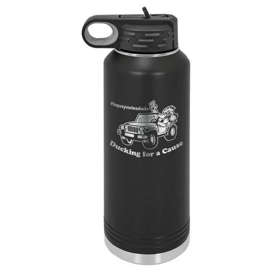 Fuquay Varina Jeep Club 40 oz. Water Bottle - Laser Engraved