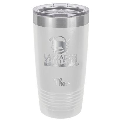 Lab Rescue of Florida 20 oz. Tumbler - Laser Engraved