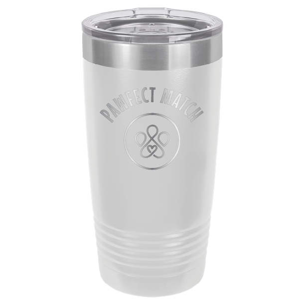 Pawfect Match Rescue 20 oz. Tumbler - Laser Engraved