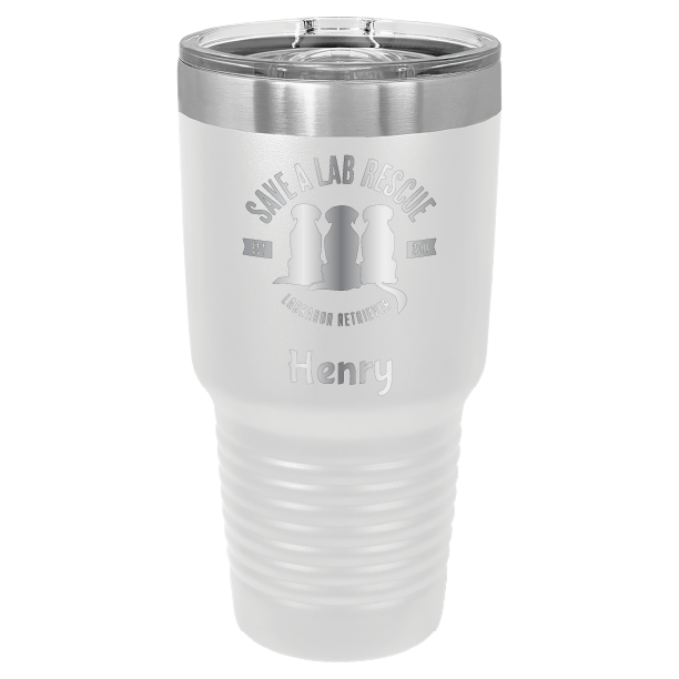 Save a Lab 30 oz. Tumbler - Laser Engraved