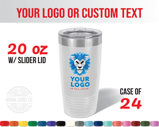 Color Printed Tumbler with Your Logo, Case of 24