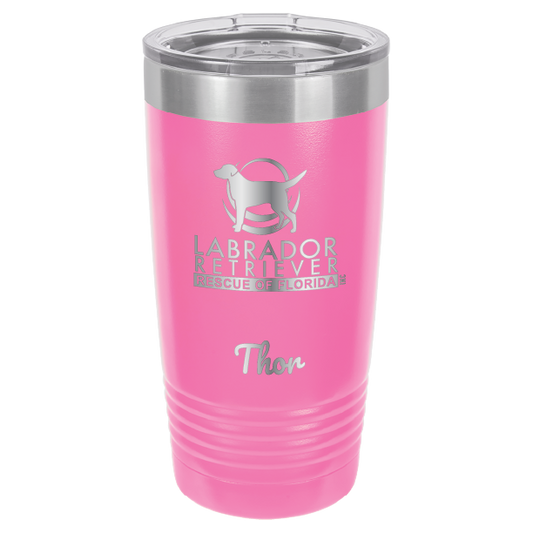 Lab Rescue of Florida 20 oz. Tumbler - Laser Engraved