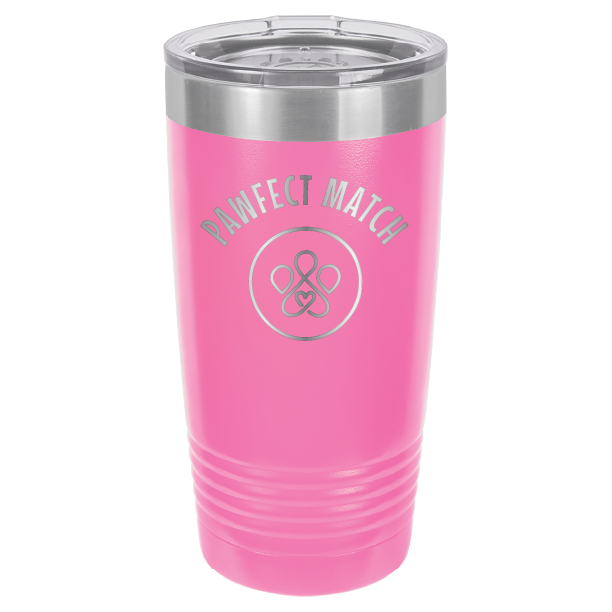 Pawfect Match Rescue 20 oz. Tumbler - Laser Engraved