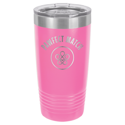 Pawfect Match Rescue 20 oz. Tumbler - Laser Engraved