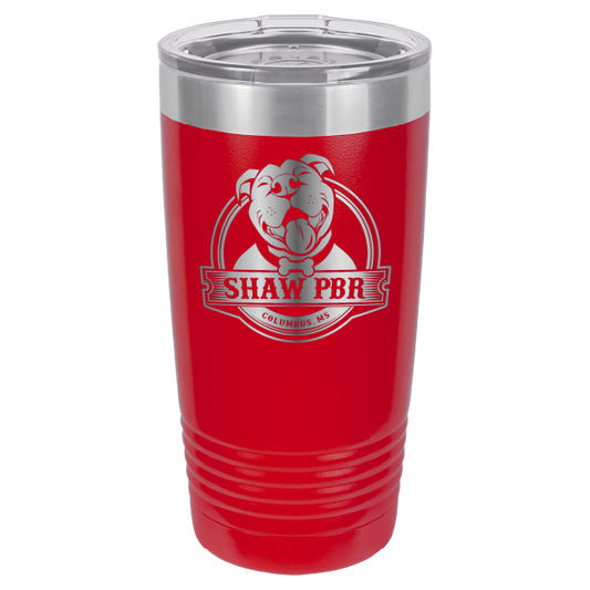 Shaw Pit Bull Rescue 20 oz. Laser Engraved Tumbler