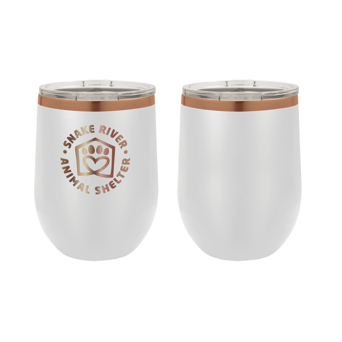 Snake River Animal Shelter 12 oz Wine Tumbler - Laser Engraved