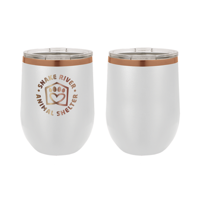Snake River Animal Shelter 12 oz Wine Tumbler - Laser Engraved