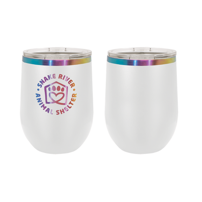 Snake River Animal Shelter 12 oz Wine Tumbler - Laser Engraved