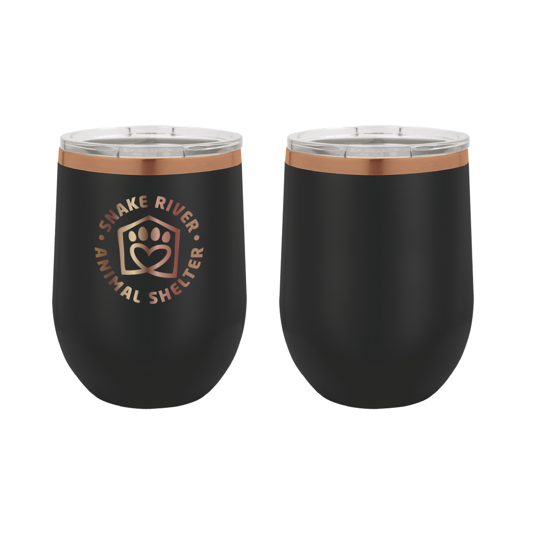 Snake River Animal Shelter 12 oz Wine Tumbler - Laser Engraved