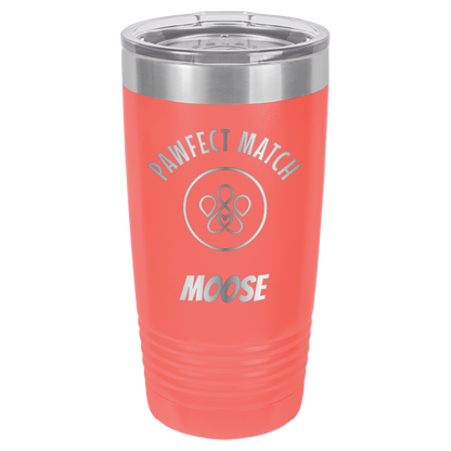 Pawfect Match Rescue 20 oz. Tumbler - Laser Engraved