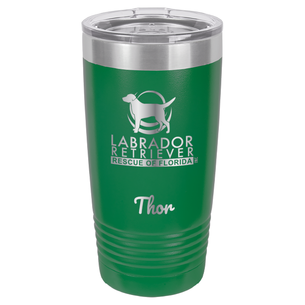 Lab Rescue of Florida 20 oz. Tumbler - Laser Engraved