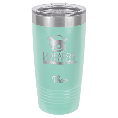 Lab Rescue of Florida 20 oz. Tumbler - Laser Engraved