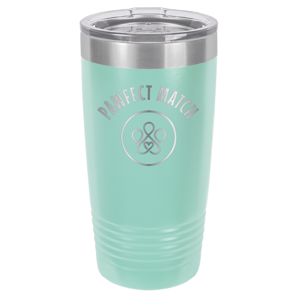 Pawfect Match Rescue 20 oz. Tumbler - Laser Engraved