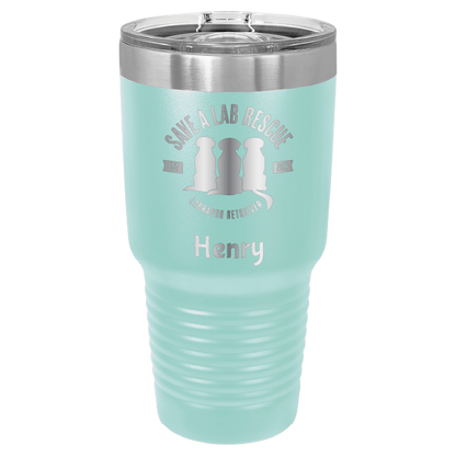 Save a Lab 30 oz. Tumbler - Laser Engraved