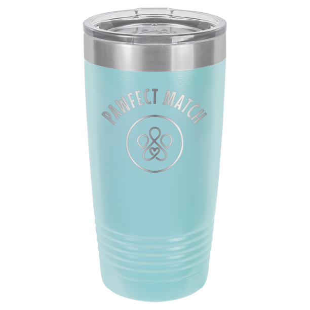 Pawfect Match Rescue 20 oz. Tumbler - Laser Engraved