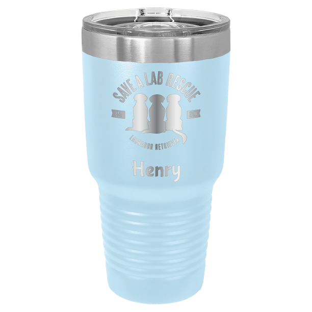 Save a Lab 30 oz. Tumbler - Laser Engraved