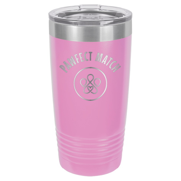 Pawfect Match Rescue 20 oz. Tumbler - Laser Engraved