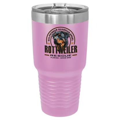 Gulfstream Guardian Angel Rottweiler Rescue 30 oz Printed Full Color Tumbler