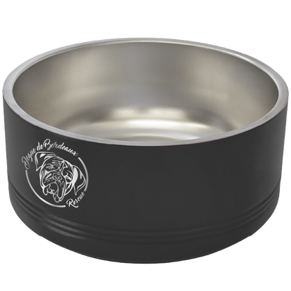 Dogue de Bordeaux laser Engraved Dog Bowl