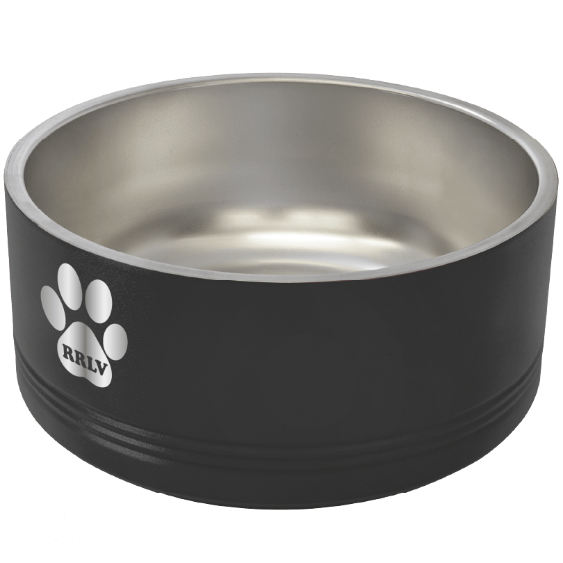 Retriever Rescue Las Vegas Laser Engraved Pet Bowl