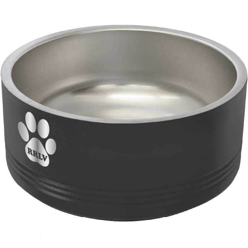 Retriever Rescue Las Vegas Laser Engraved Pet Bowl