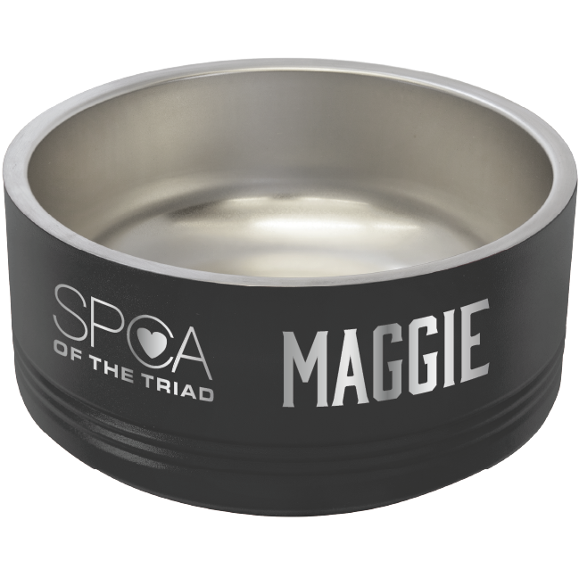 SPCA of the Triad Laser Engraved Pet Bowl